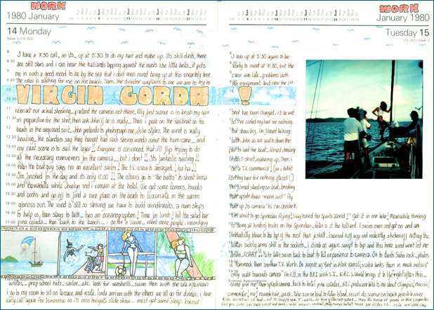 January 14-15, 1980  ::  Courtesy of Christie Brinkley